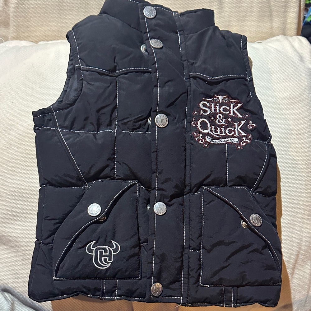 Slick & Quick Black Kids Vest